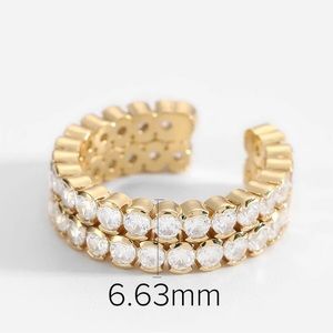 Double stack crystal ring